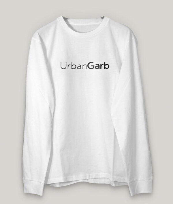 Men Long Sleeve Graphic T-Shirt | White
