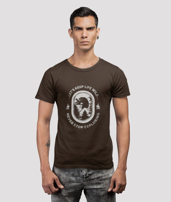 Men Graphic T-shirt | Let’s Keep Life Wild