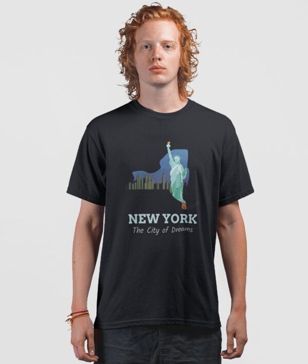 Men Graphic T-Shirt | New York (City of Dreams)