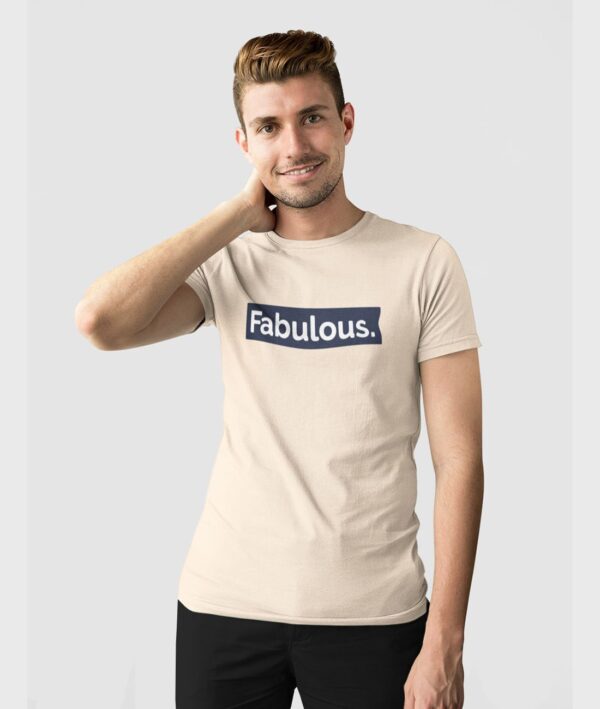 Fabulous Men Graphic Round Neck Cotton T-Shirt