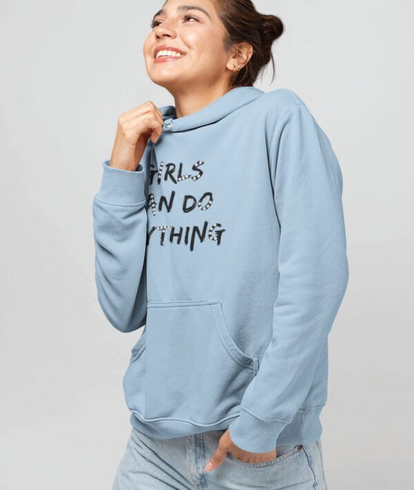 Women Graphic Hoodie | Girls Can Do Anything