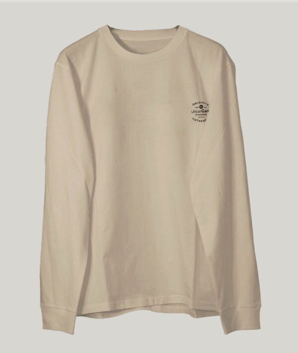 Men Long Sleeve T-Shirt | Sand