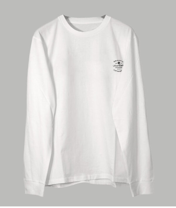 Men Long Sleeve T-Shirt | White